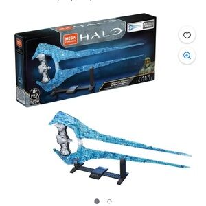 Mega Construx Halo Energy Sword Set with Buildable Stand- New